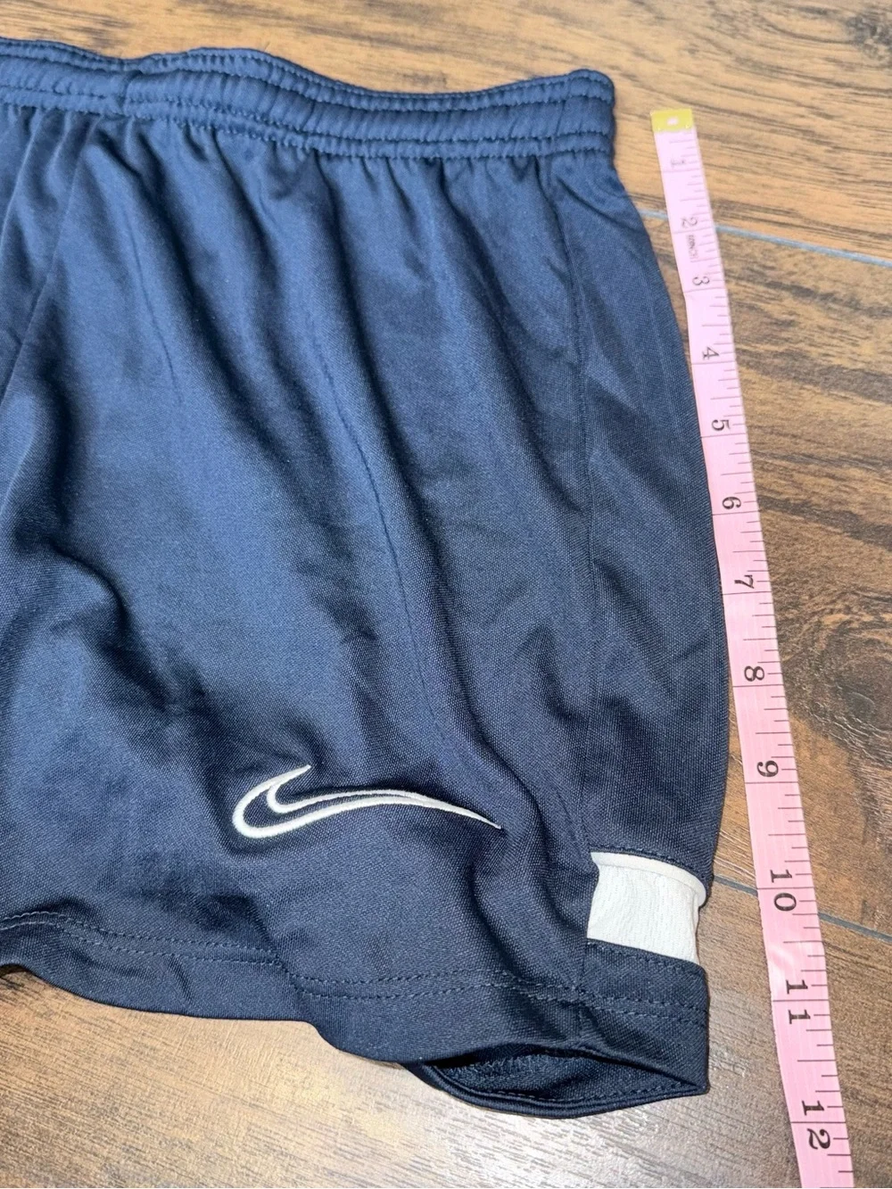 Nike Women’s Navy Athletic Running Shorts with Swoosh